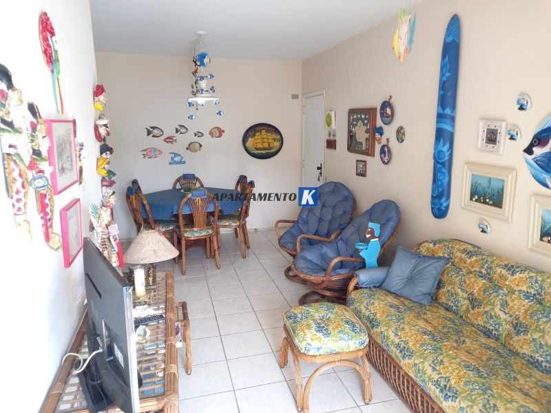 Apartamento p/ VENDA - 67m², 2 dormitórios - 1 Vaga - Lazer com Piscina - Edifício Jaguanum - Próx. A Dom Pedro - Enseada - Guarujá - SP