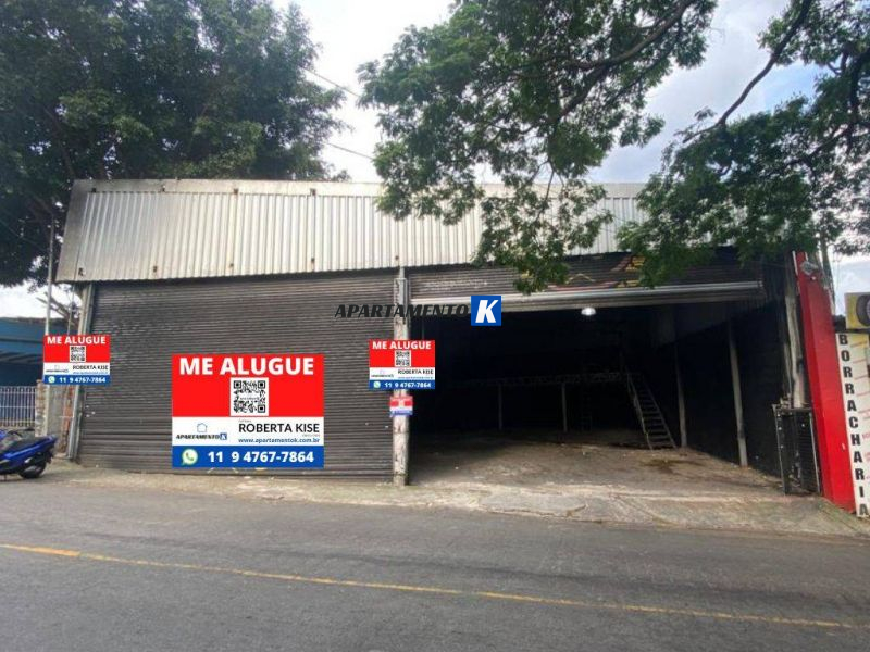 Galpão Comercial LOCAÇÃO - 200m², Duas portas de 7 por 5 metros automática - c/ Mezanino - Amplo sem coluna - Excelente Local - Gopoúva, Guarulhos, SP